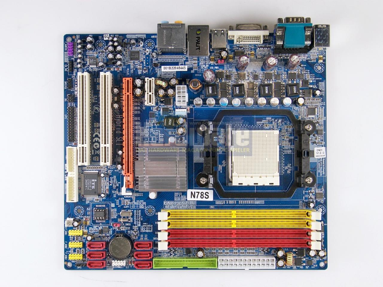 [01/04/2008] Sockel AM2+: Palit N78S (Bild: PCGH)