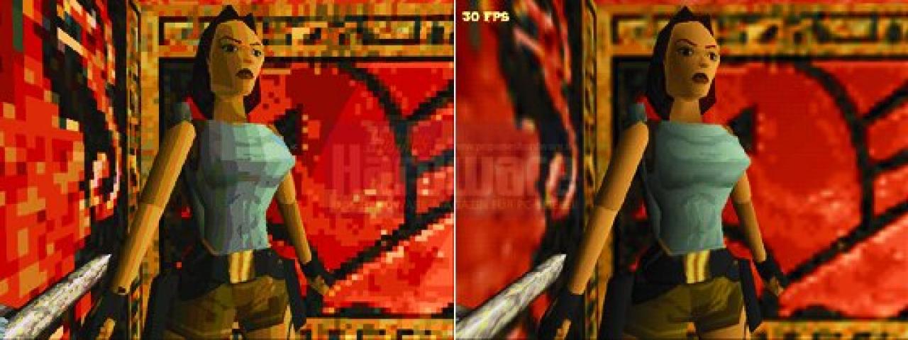 [23/04/2008] 3dfx - Voodoo-Boards beschleunigten und verschönerten Spiele wie Tomb Raider auch auf Standard-PCs. Ohne Leistungseinbruch wurden Texturen bilinear gefiltert.
