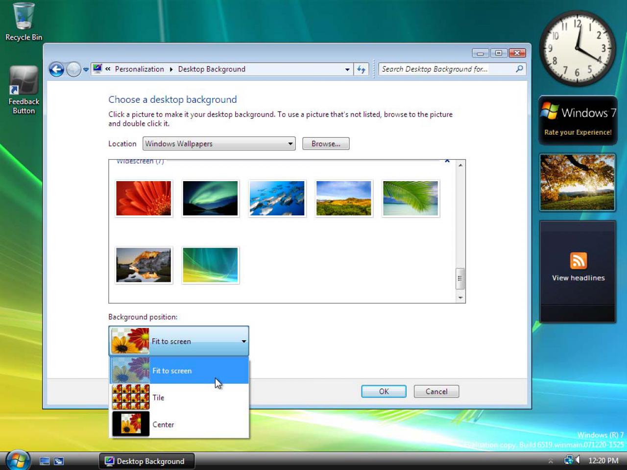 [06/04/2008] Windows 7 Build 6519 (Bild: winsupersite.com)