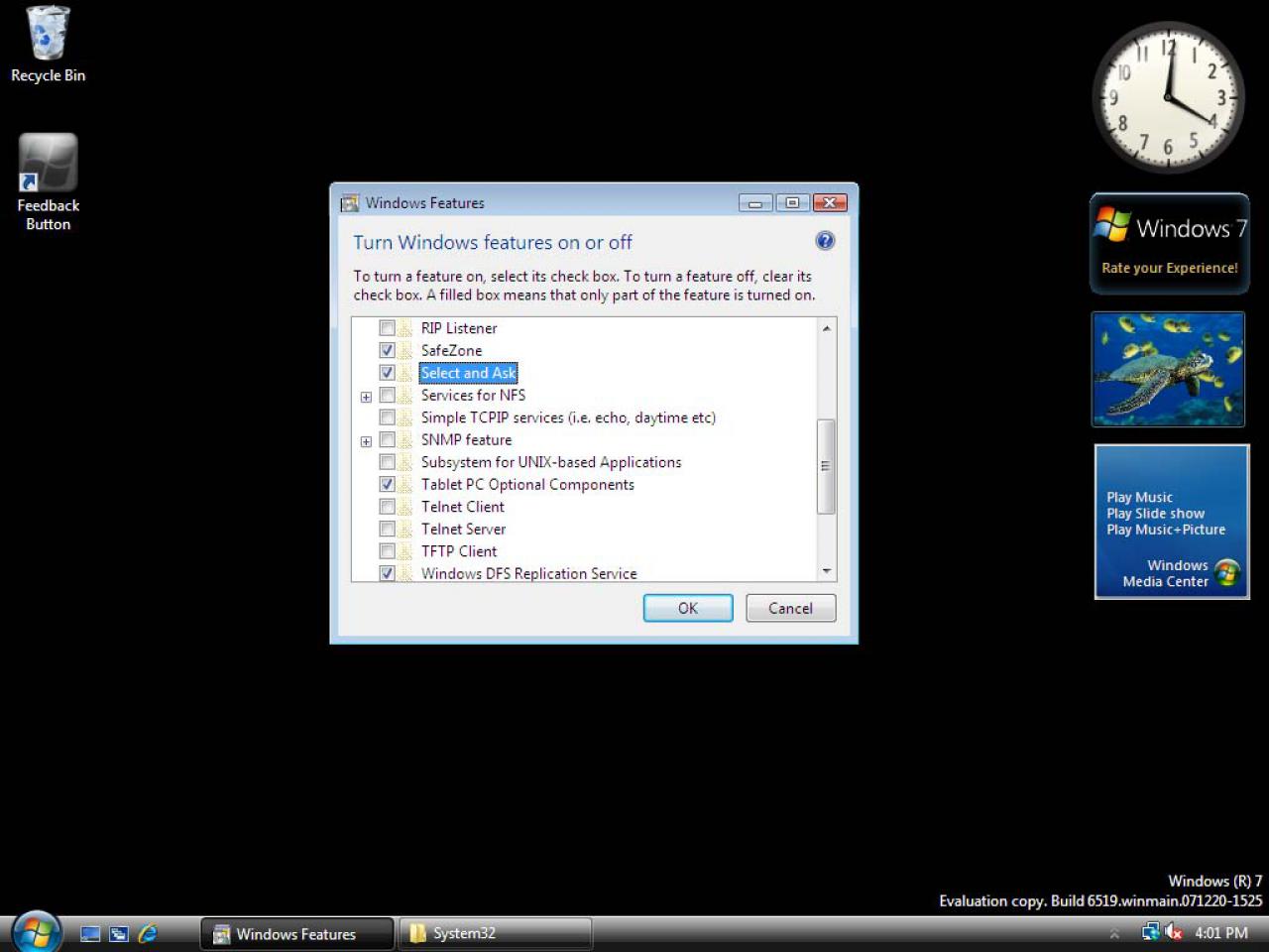 [06/04/2008] Windows 7 Build 6519 (Bild: winsupersite.com)
