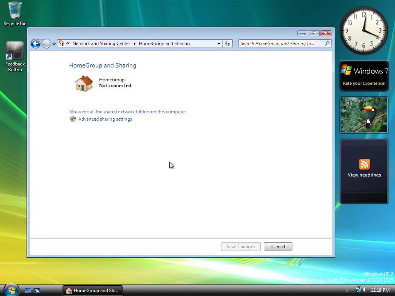 [06/04/2008] Windows 7 Build 6519 (Bild: winsupersite.com)
