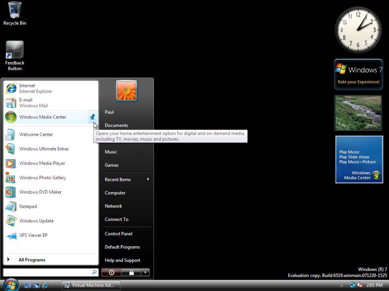 [06/04/2008] Windows 7 Build 6519 (Bild: winsupersite.com)