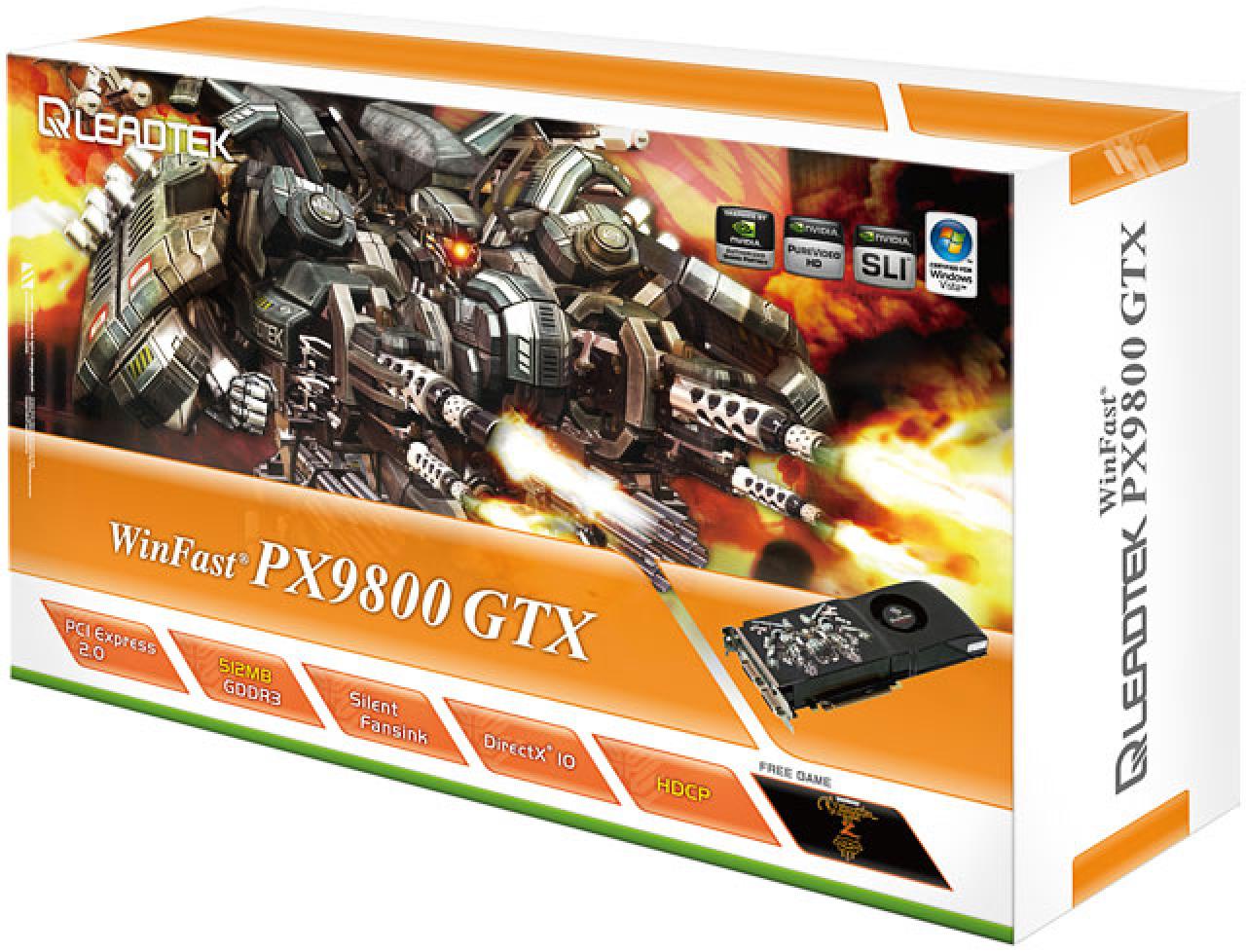 [02/04/2008] Leadtek WinFast PX9800 GTX (Bild: Leadtek)