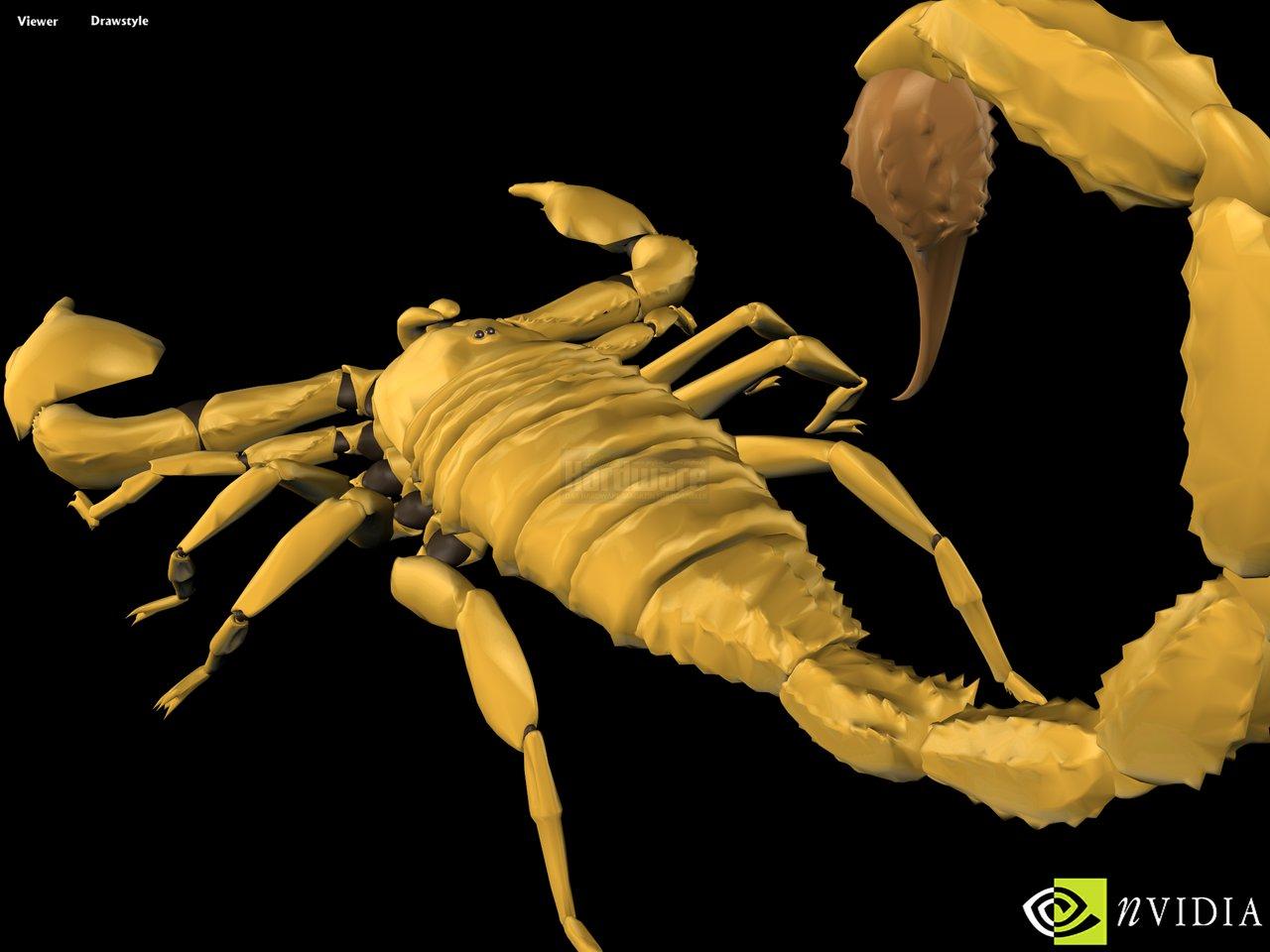[19/05/2008] Techdemo-Galerie: Scorpion, Hardware-TnL-Demo zur Geforce 256 (1999)
