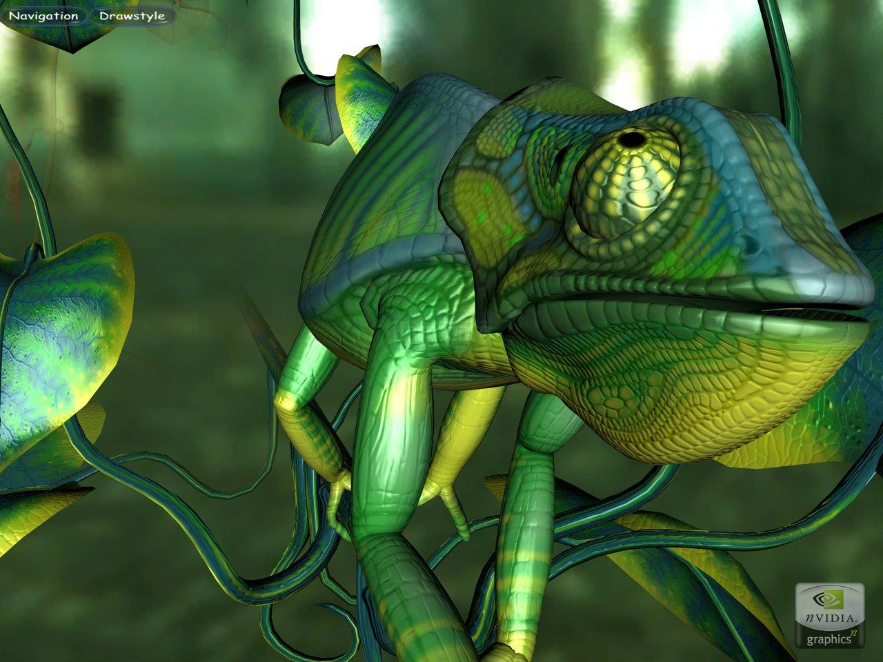 [19/05/2008] Techdemo-Galerie: Chameleon, Hardware-TnL-Demo zur Geforce 4 MX (2002)