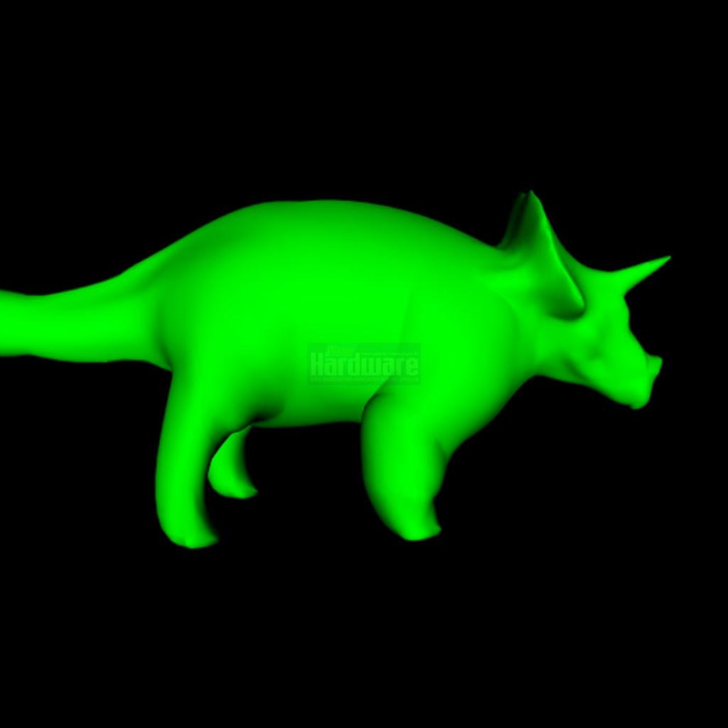 [19/05/2008] Techdemo-Galerie: Blobby Dinosaur, Vertex-Shader-Demo zur Geforce 3 (2001)