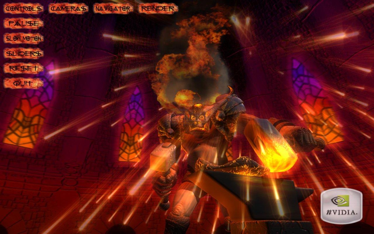 [19/05/2008] Techdemo-Galerie: Vulcan, Pixel-Shader-2.x-Demo zur Geforce FX (2003)