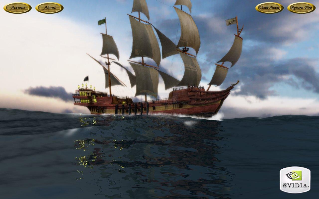 [19/05/2008] Techdemo-Galerie: Clear Sailing, Vertex-Texture-Fetch-Demo (SM3) zur Geforce 6 (2004)