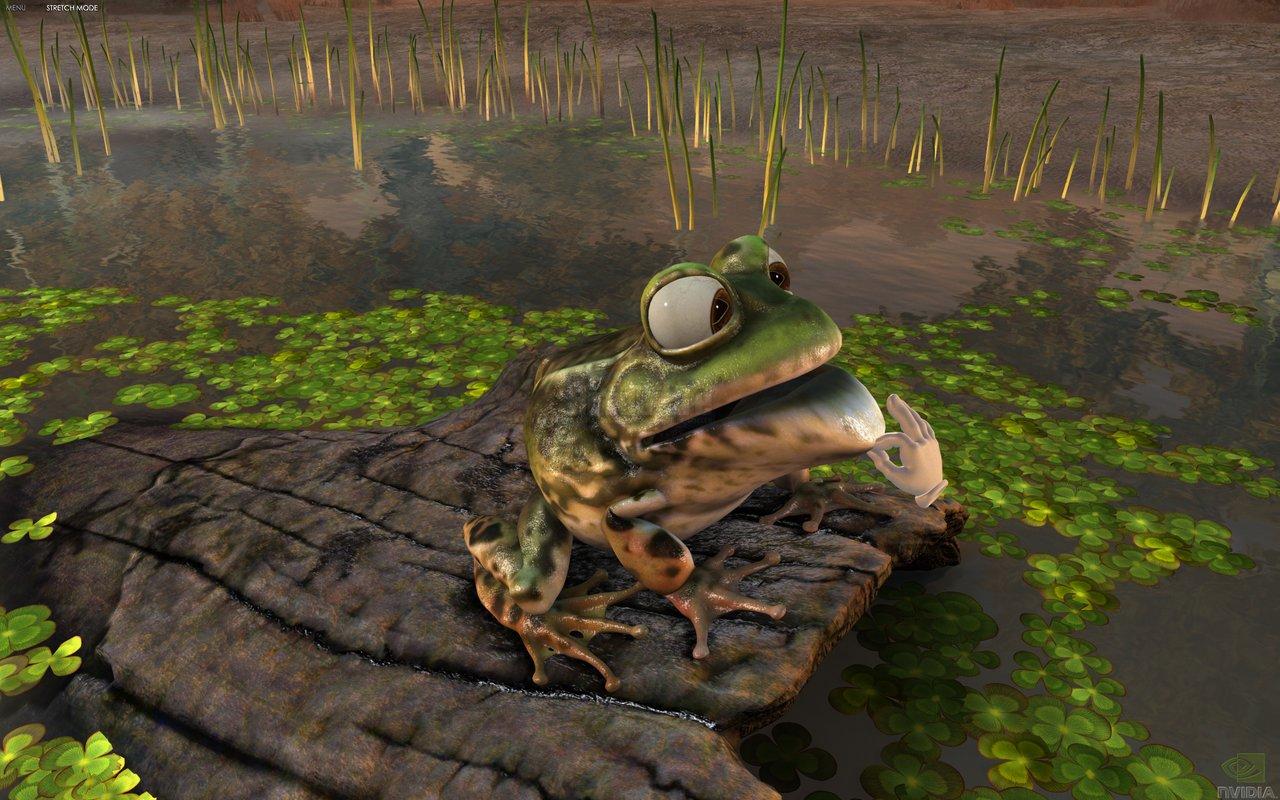 [19/05/2008] Techdemo-Galerie: Froggy, Shader-Model-3-Demo zur Geforce 8 (2006)