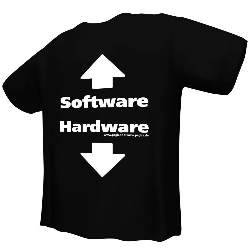 [05/05/2008] PCGH Spruch-Shirt Vol. 2: Das streng limitierte Teil kann nur noch heute bestellt werden.