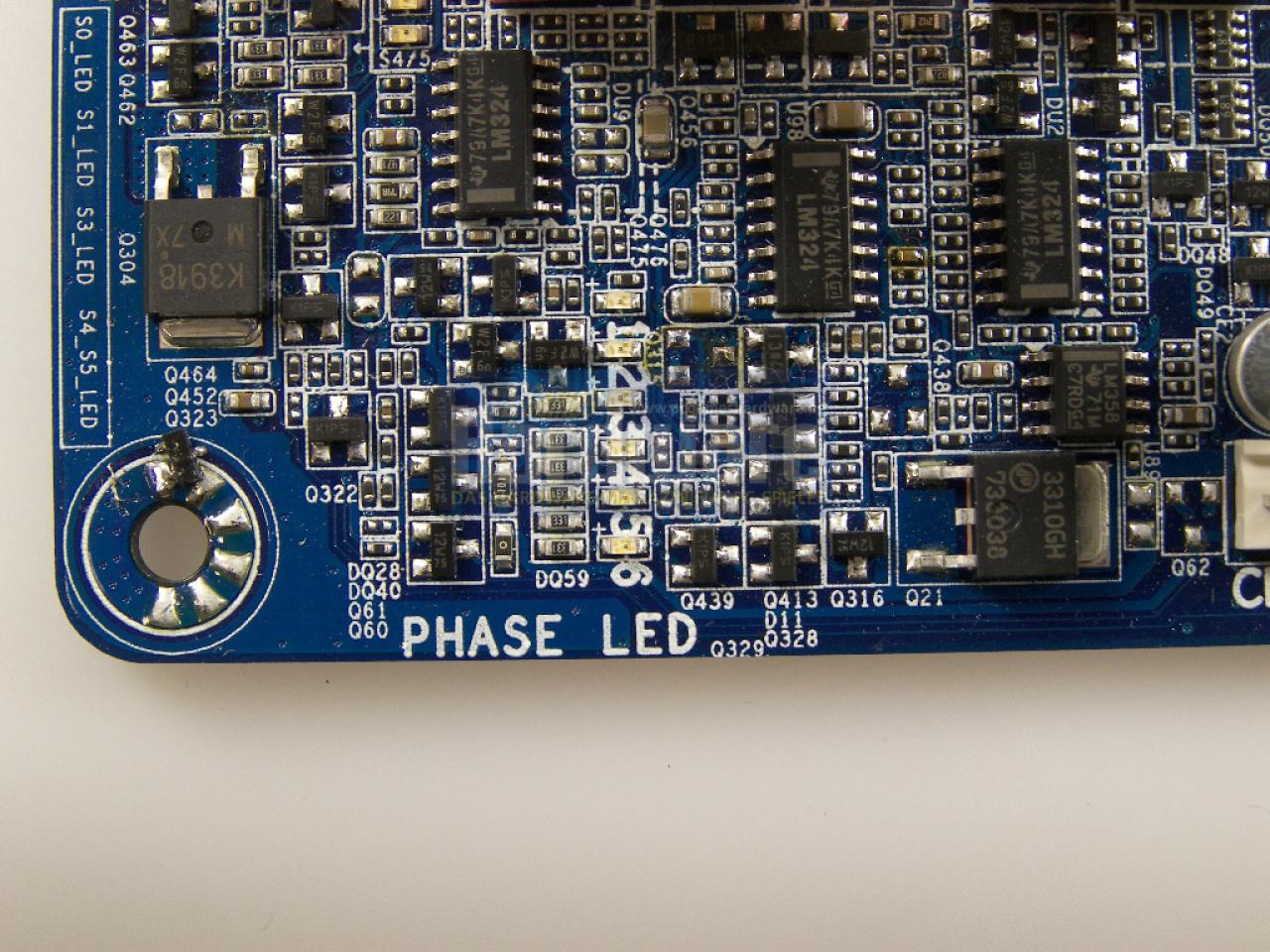 [05/05/2008] Gigabyte EP45-DS4: P45-Chipsatz auf Vorab-Platine (Bild: PCGH)