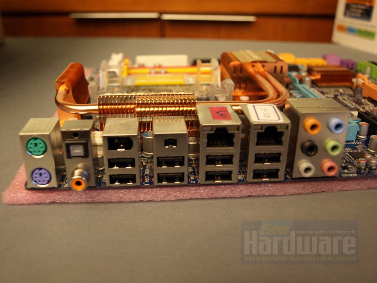[09/05/2008] Viertes Testmuster: EP45-DS5 (Bild: PCGH)