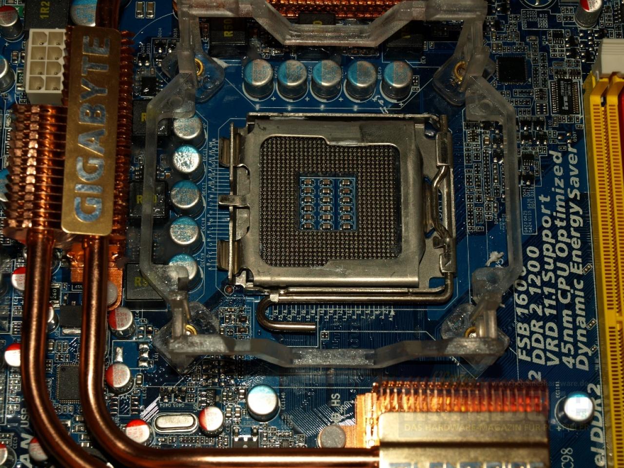 [09/05/2008] Viertes Testmuster: EP45-DS5 (Bild: PCGH)