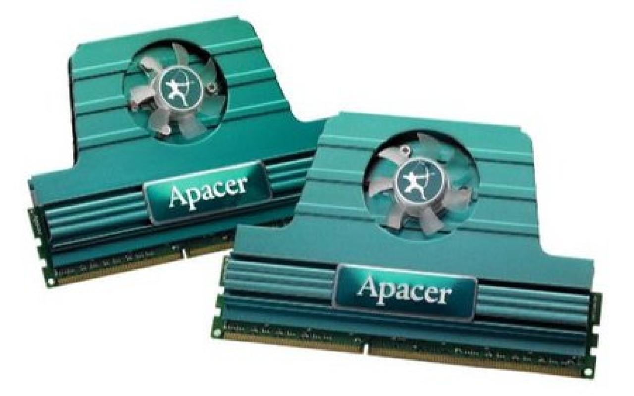 [24/05/2008] Apacer Aeolus: DDR3-Speicher mit Lüfter