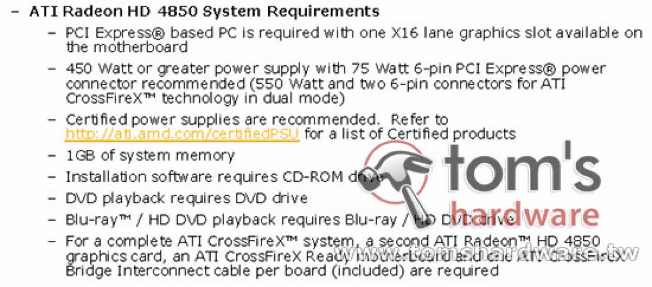 [26/05/2008] AMD Radeon HD 4800 Key Features: Diese Bilder fielen den Kollegen von tomshardware.tw in die Hände.
