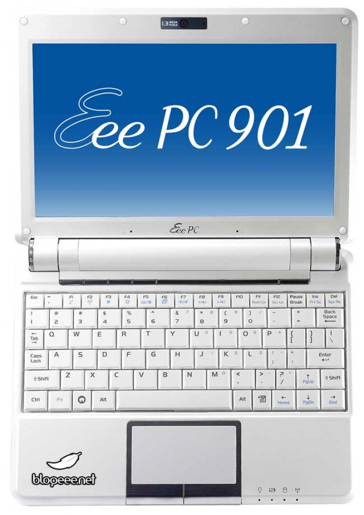 [15/05/2008] Asus Eee-PC 901: Impressionen des neuen Modells (Bild: Blogeee)
