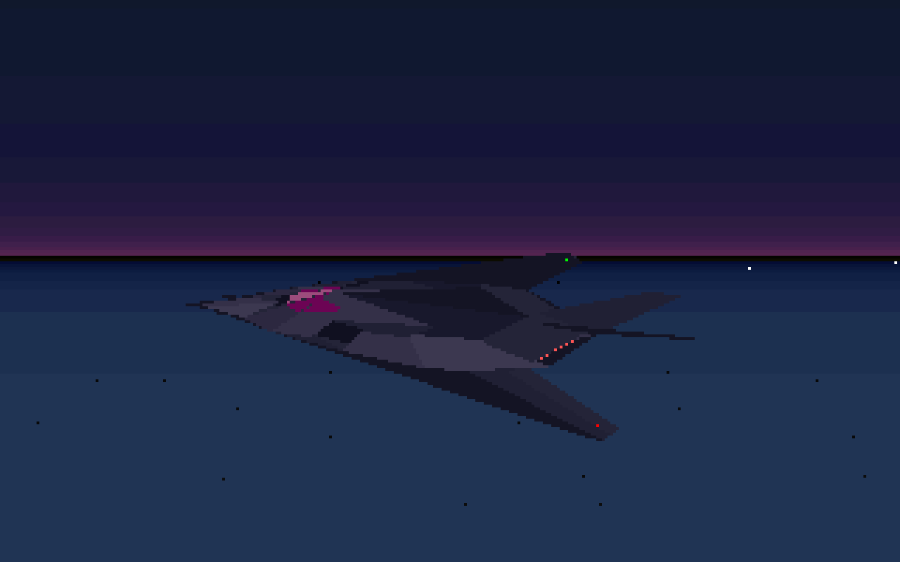 [04/05/2008] 1991: Night Hawk - F117A Stealth Fighter 2 (Das erste Stealth-Game?)