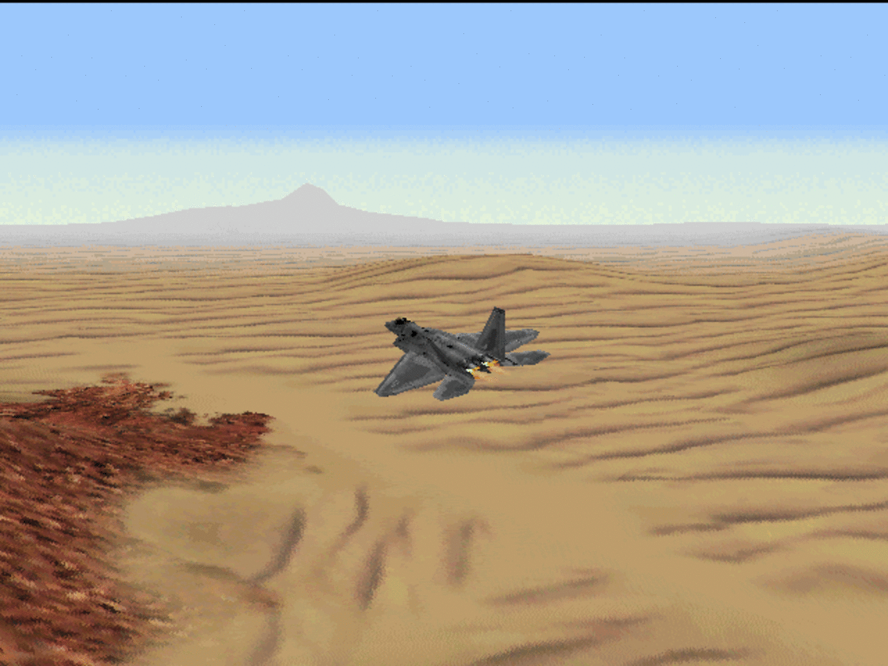 [04/05/2008] 1997: F-22 Raptor (Ebenfalls von Novalogic und mit Voxel-Engine.)