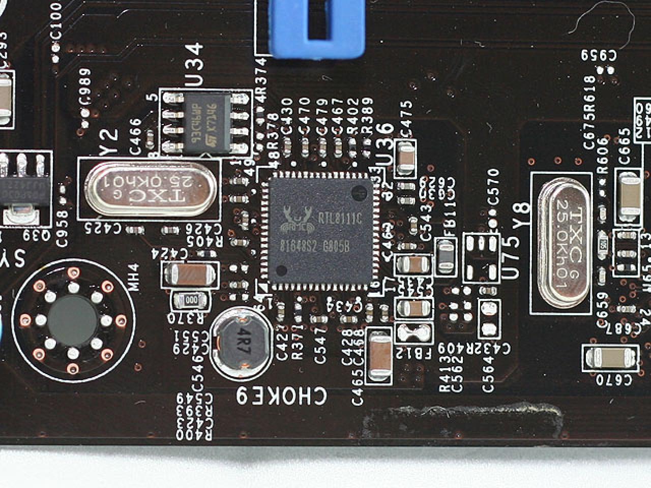[06/05/2008] MSI P45 Diamond:Für guten Sound soll Realteks RTL8111C sorgen (Bild: HKEPC)