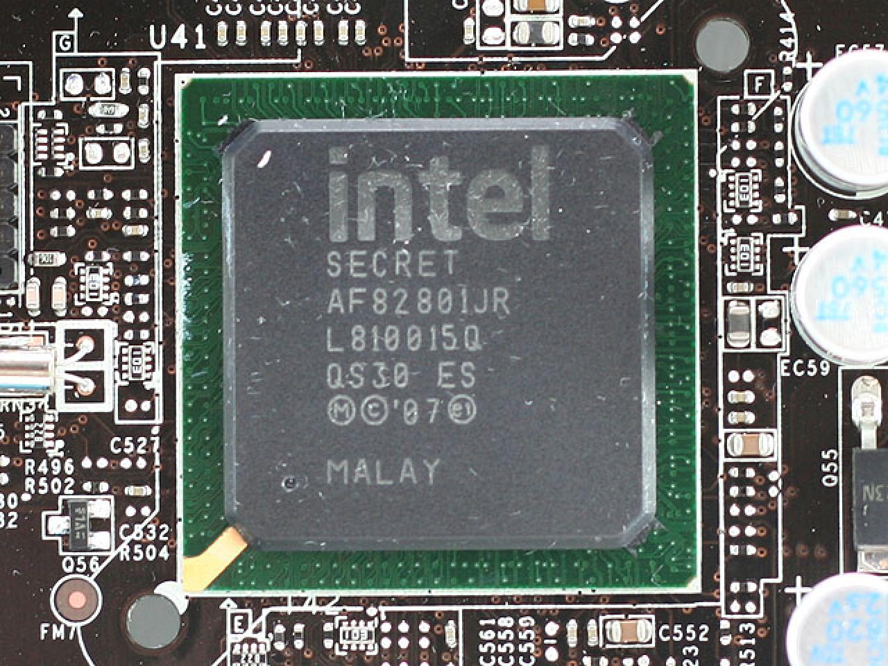 [06/05/2008] MSI P45 Diamond: Intels ICH10R (Bild: HKEPC)