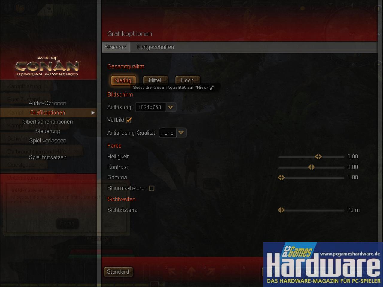 [23/05/2008] Age of Conan: 1.024x768, low