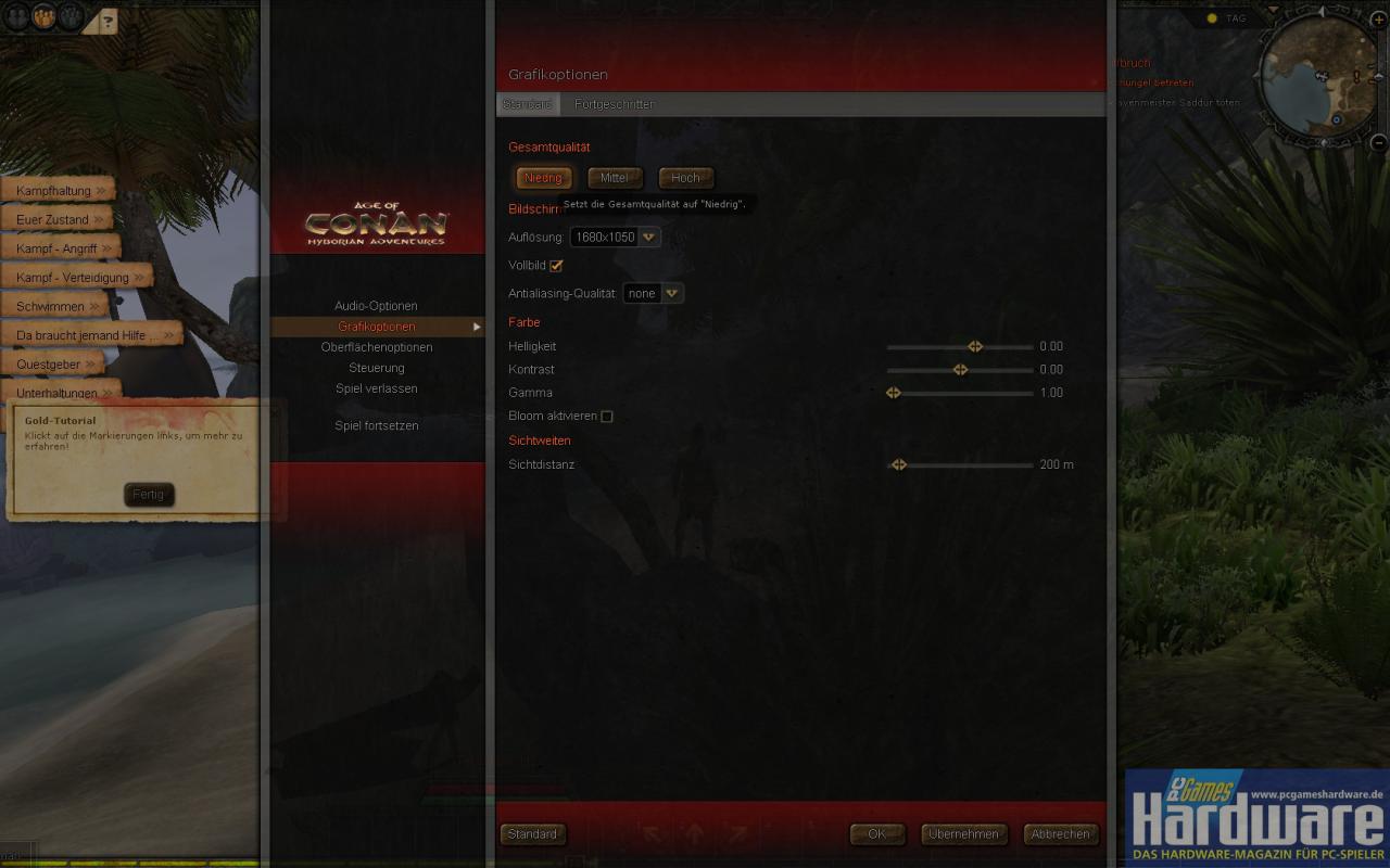 [23/05/2008] Age of Conan: 1.680x1.050, low