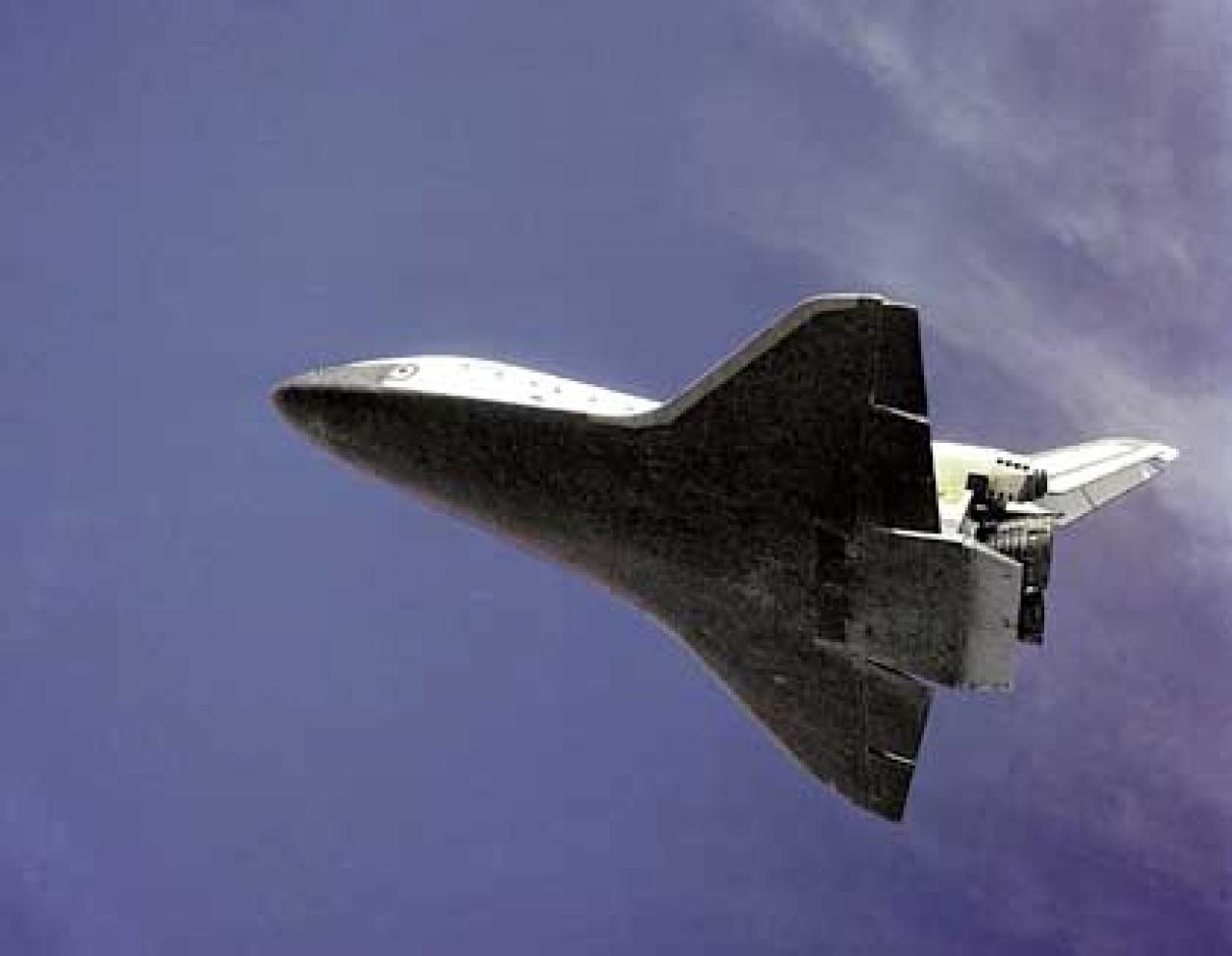 [27/05/2008] Die Raumfähre Columbia verglühte bei der Rückkehr von ihrer letzten Mission. (Bild: NASA)