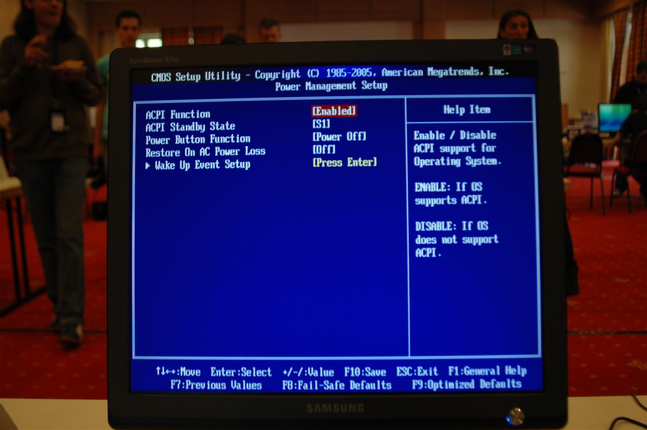 [13/05/2008] BIOS des MSI P45D3 Platinum (Bild: PCGH)