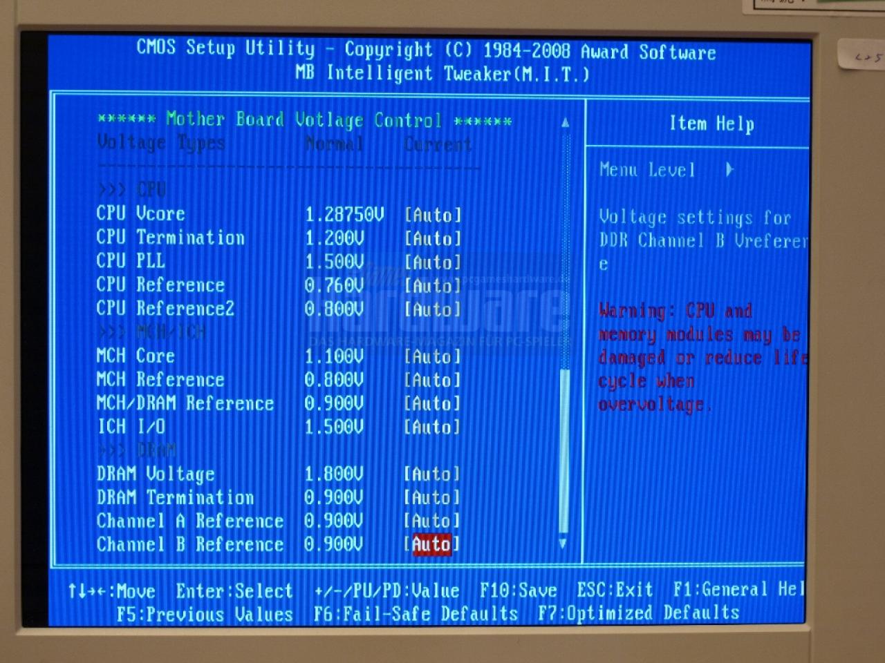 [09/05/2008] Viele neue Funktionen: das BIOS vom EP45-DQ6 (Bild: PCGH)