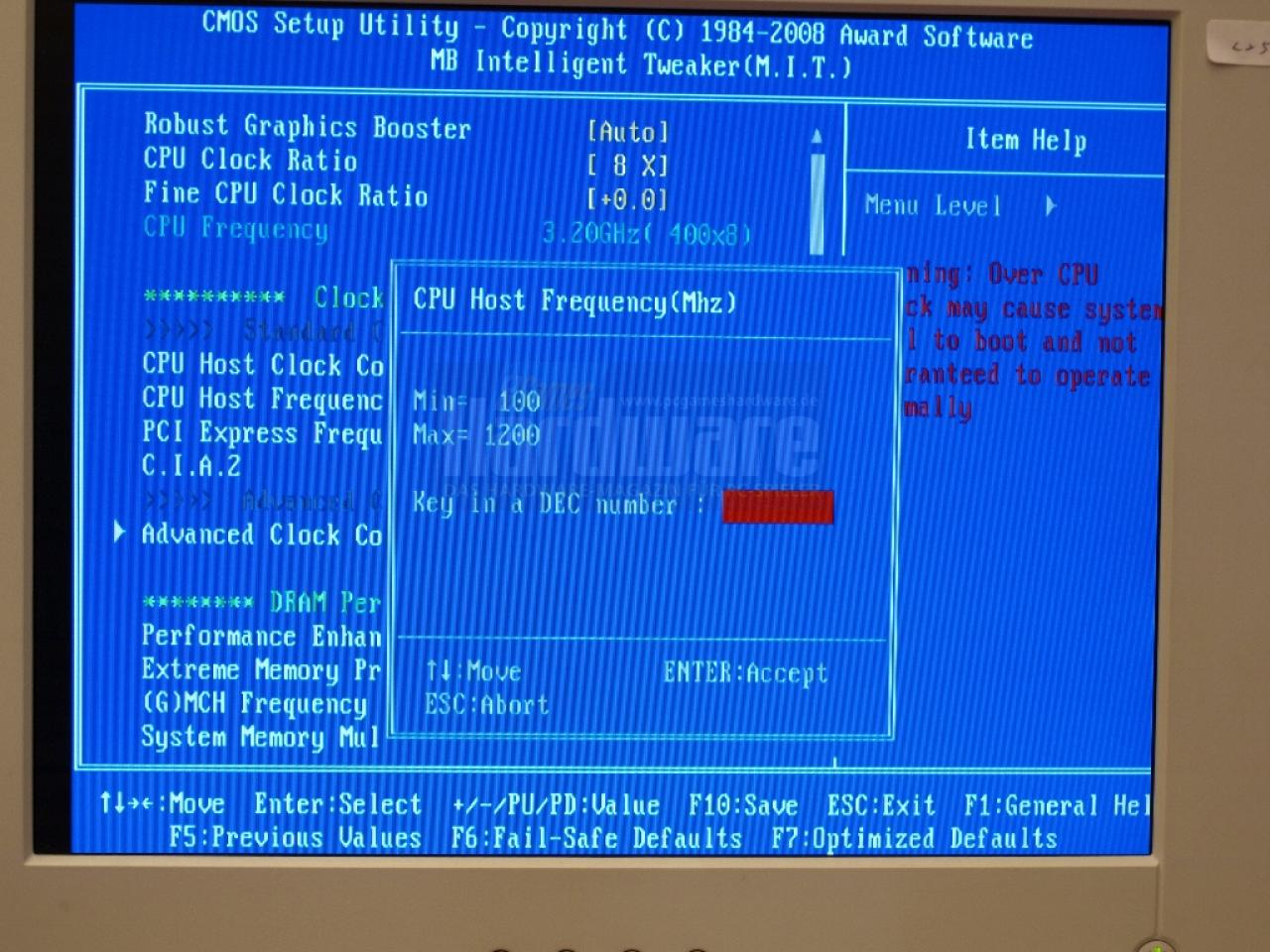 [09/05/2008] Viele neue Funktionen: das BIOS vom EP45-DQ6 (Bild: PCGH)