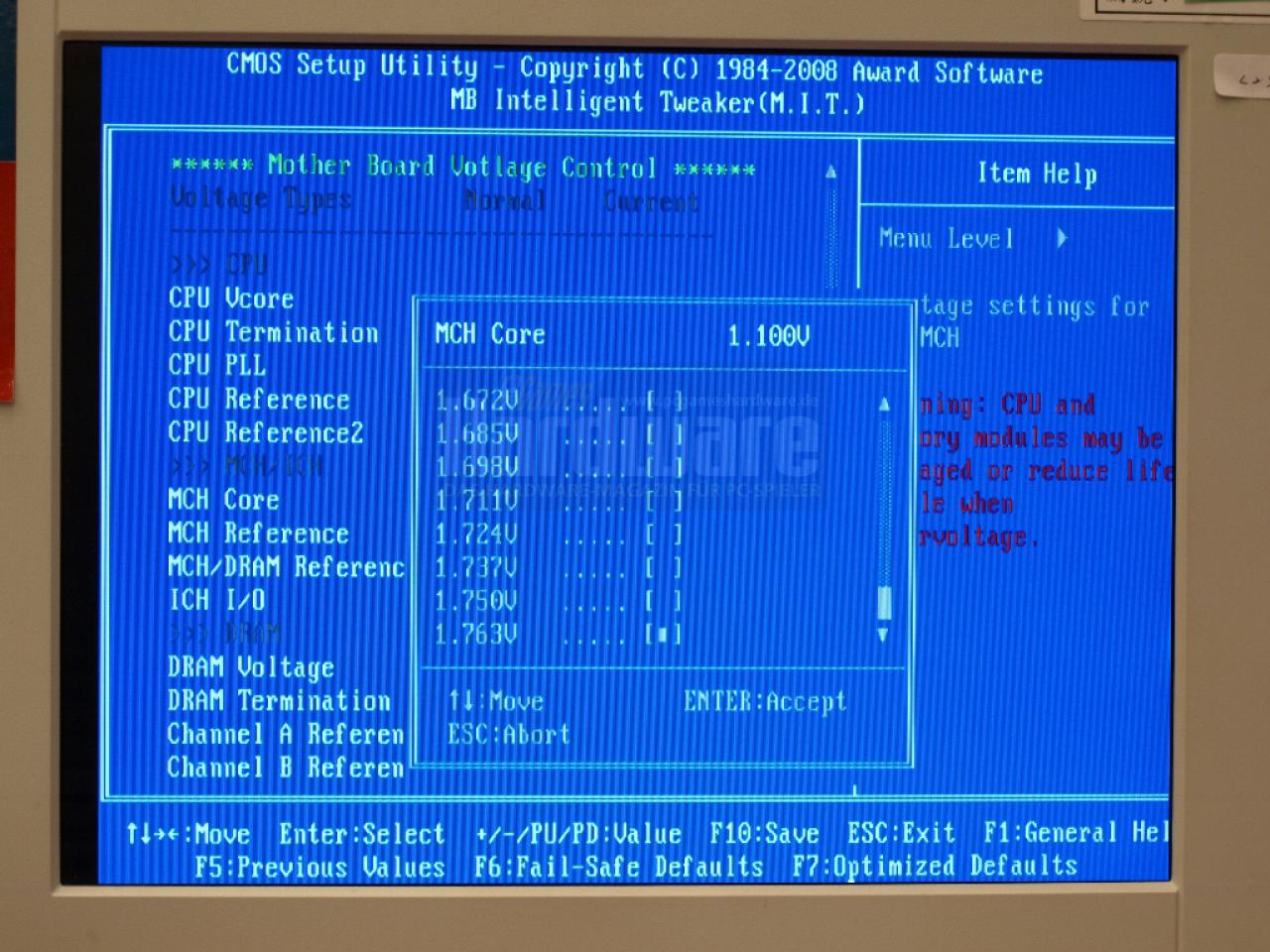 [09/05/2008] Viele neue Funktionen: das BIOS vom EP45-DQ6 (Bild: PCGH)