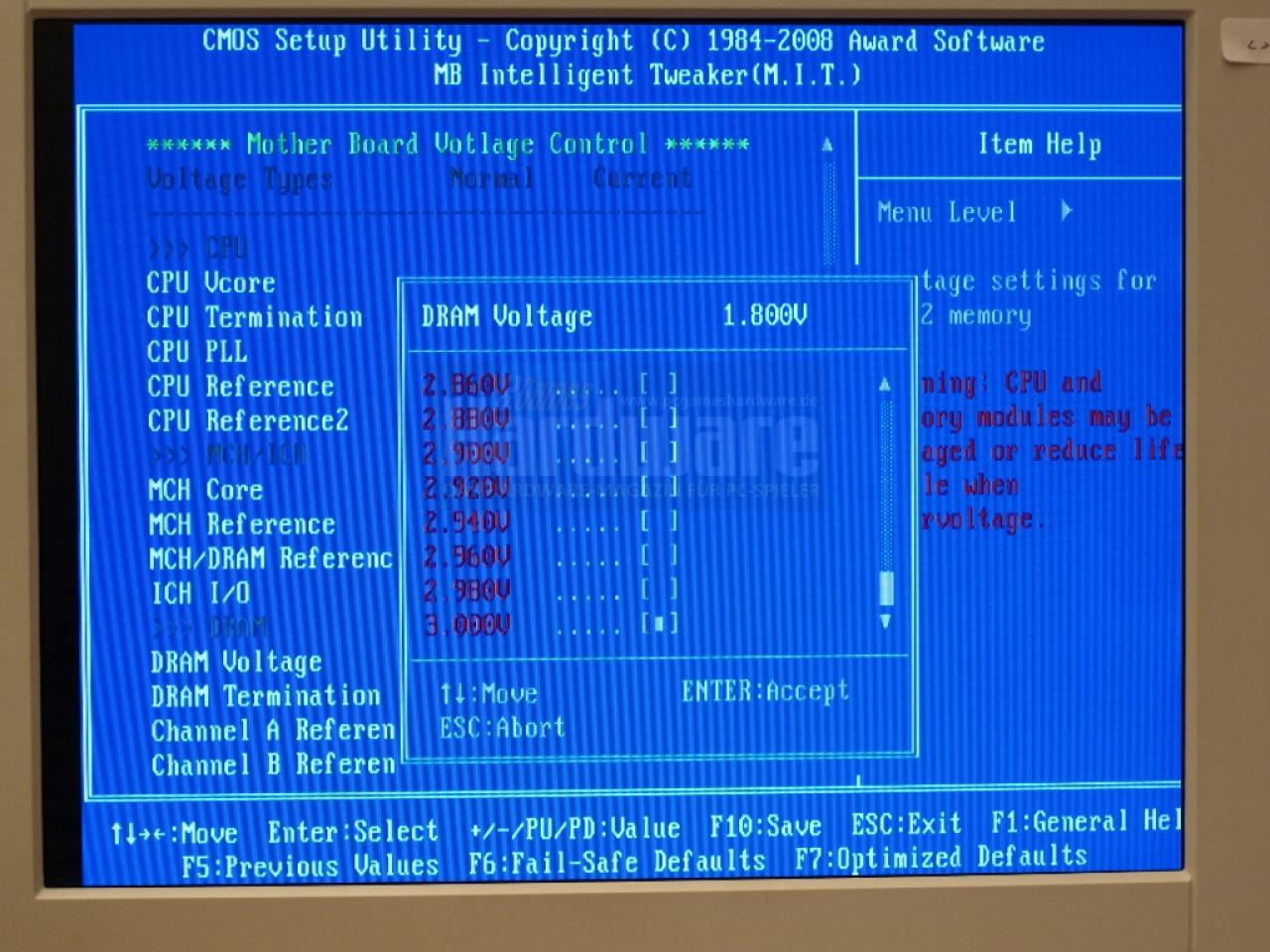 [09/05/2008] Viele neue Funktionen: das BIOS vom EP45-DQ6 (Bild: PCGH)