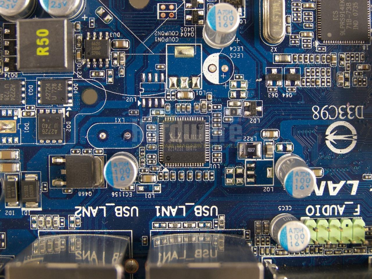 [05/05/2008] Gigabyte P45-DS4 (Bild: PCGH)