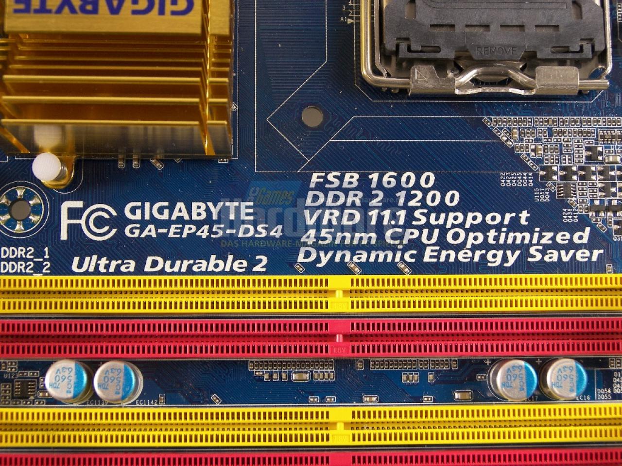 [05/05/2008] Gigabyte P45-DS4 (Bild: PCGH)