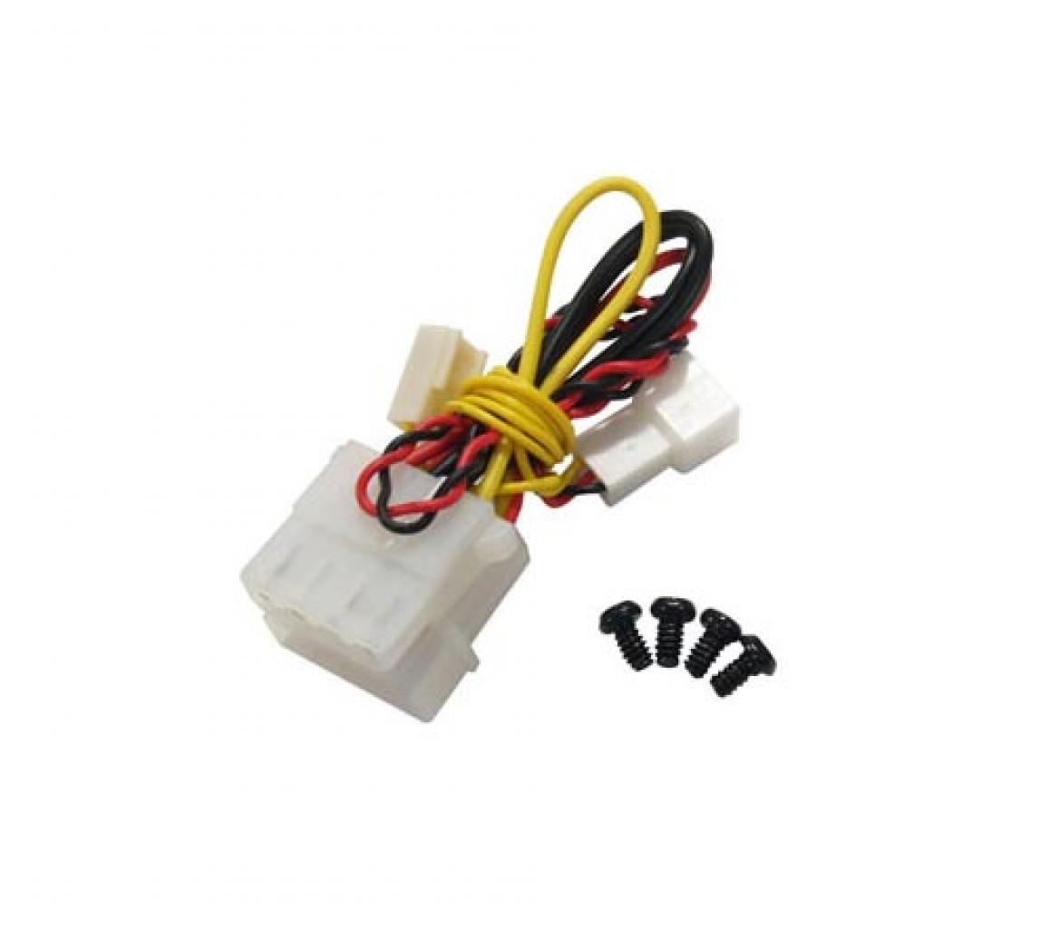 [31/05/2008] Auch ein 3-Pin zu 4-Pin Adapter befindet sich im Lieferumfang (Bild: Scythe)