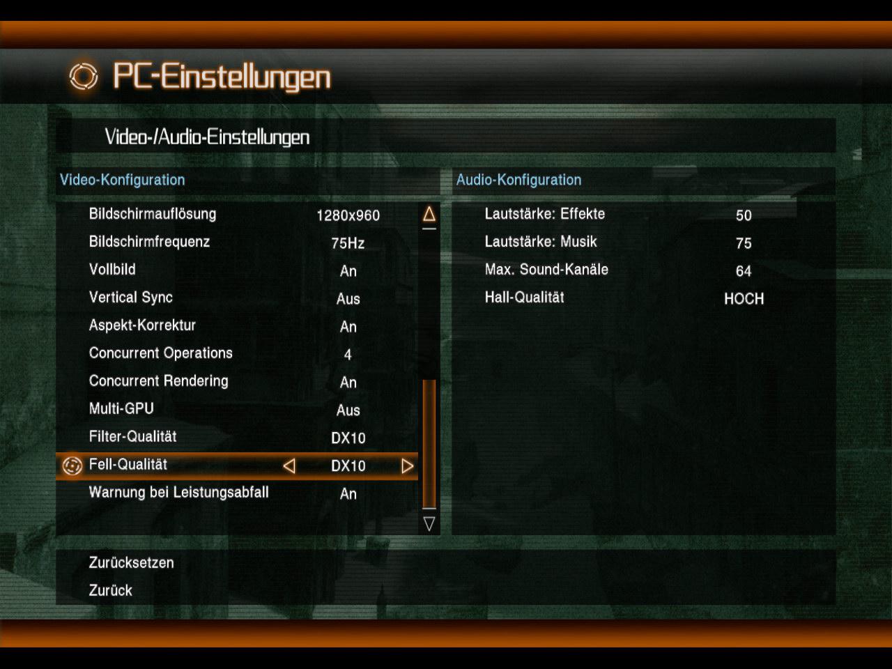 [10/05/2008] Lost Planet: Colonies DX10-Optionen
