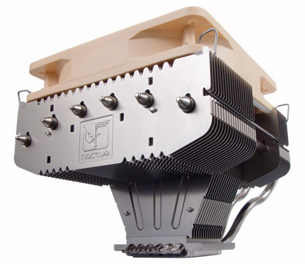 [05/05/2008] Noctua NH-C12P: Der neueste Sproß ist ein Top-Flow-Kühler (Bild: Tech Connect)