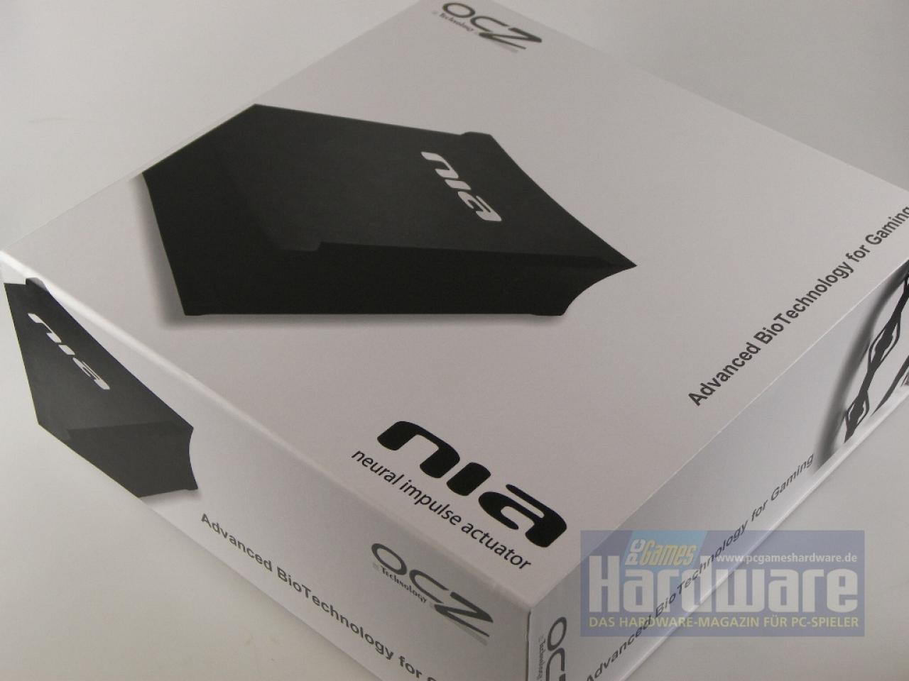 [30/05/2008] Fertig verpackt erreichte uns der Neural Impulse Actuator (NIA) - Spitzname: Brain-Maus (Bild: PCGH)