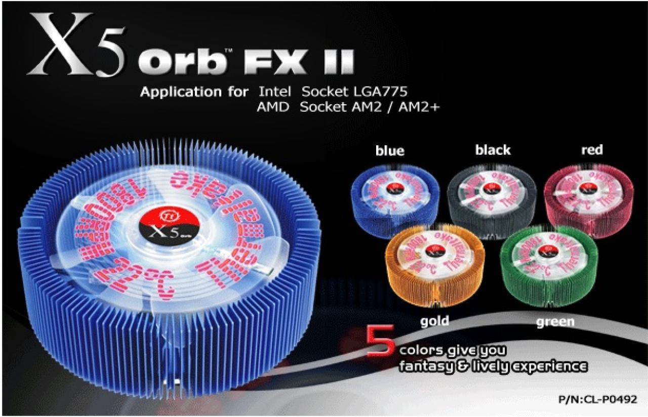 [15/05/2008] Die X5-Orb-FXII-Produktfamilie in der Übersicht.