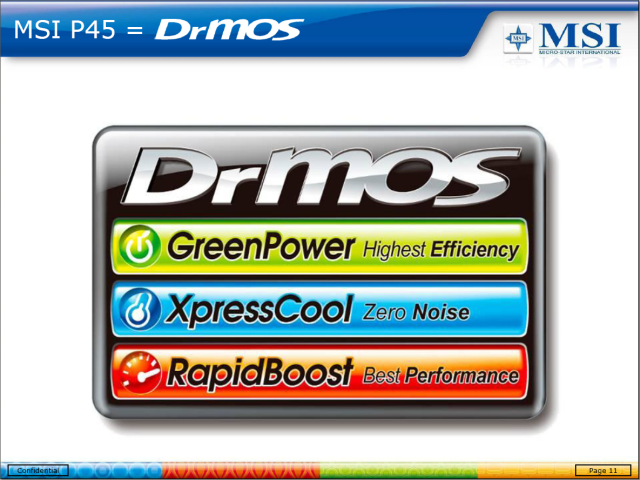 [13/05/2008] DrMOS und die Unterteilung in Green Power, Xpress Cool und Rapid Boost