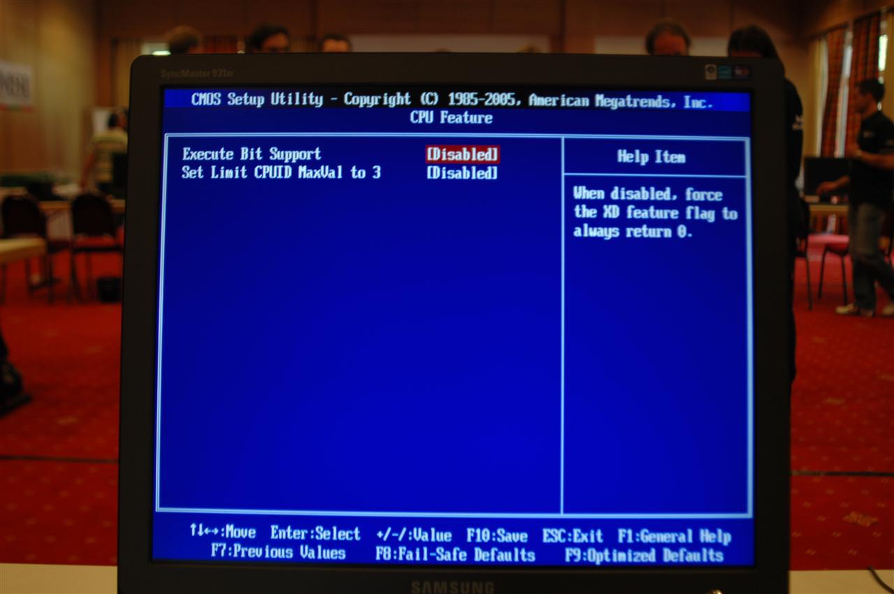 [13/05/2008] BIOS des MSI P45D3 Platinum (Bild: PCGH)