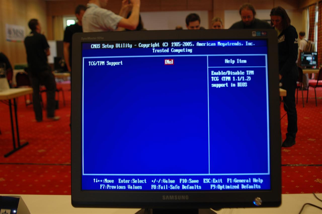 [13/05/2008] BIOS des MSI P45D3 Platinum (Bild: PCGH)