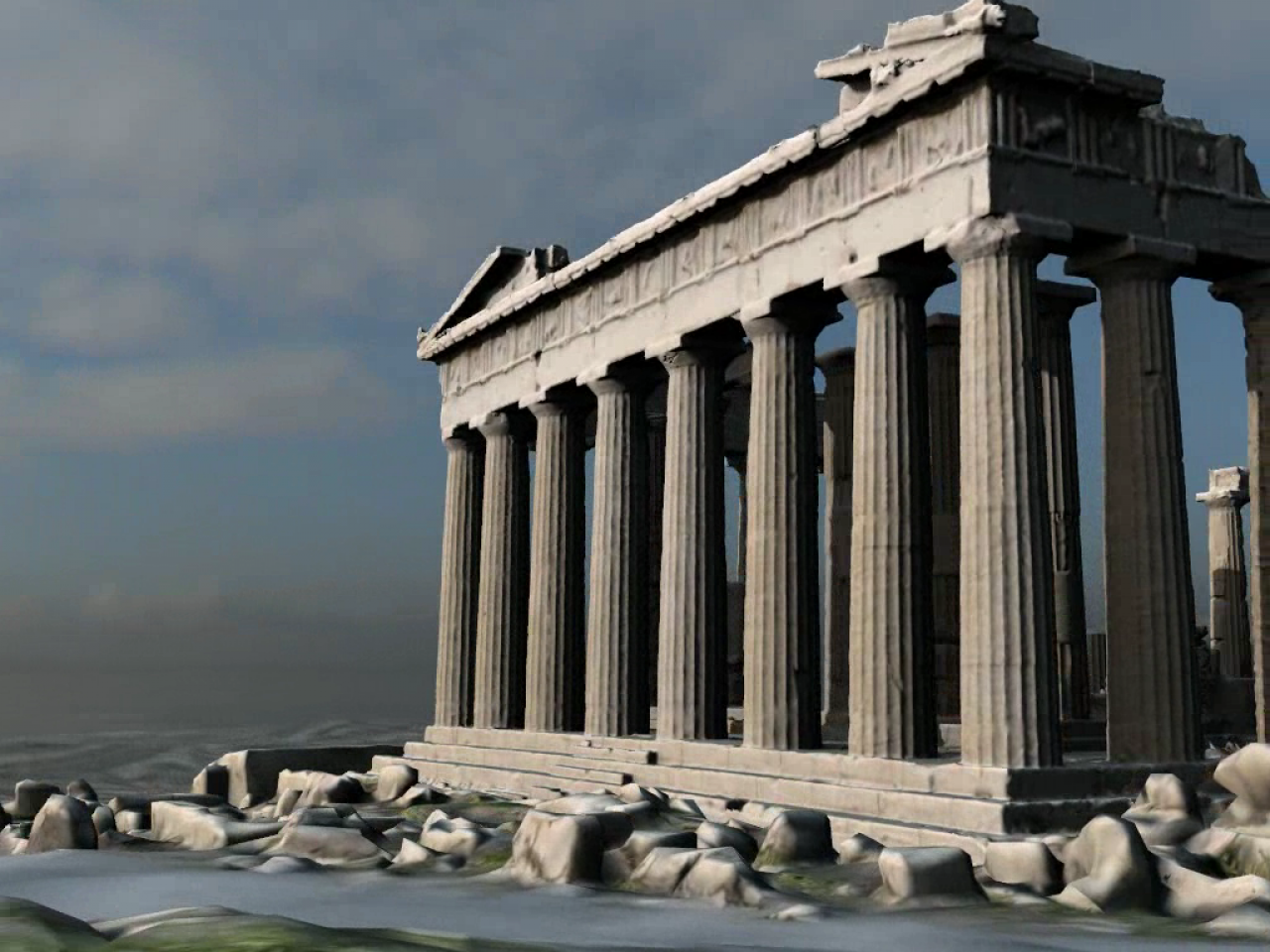 [27/05/2008] Ati-Techdemos: Radeon X1800: Parthenon