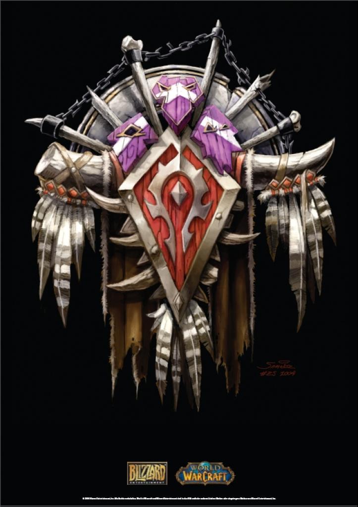 [02/05/2008] Poster 2 Rückseite: Logo der Horde (Bild: PCGH)