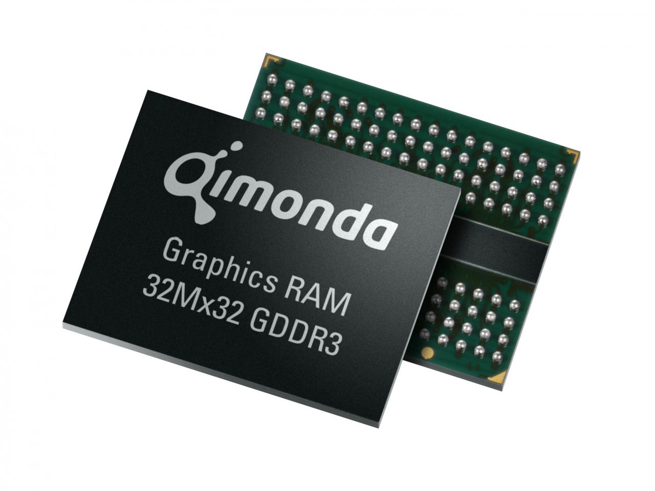 [13/05/2008] GDDR5 soll dank höherer Taktraten deutlich größere Speicherbandbreiten bei gleichem Interface ermöglichen (Bíld: Quimonda) 