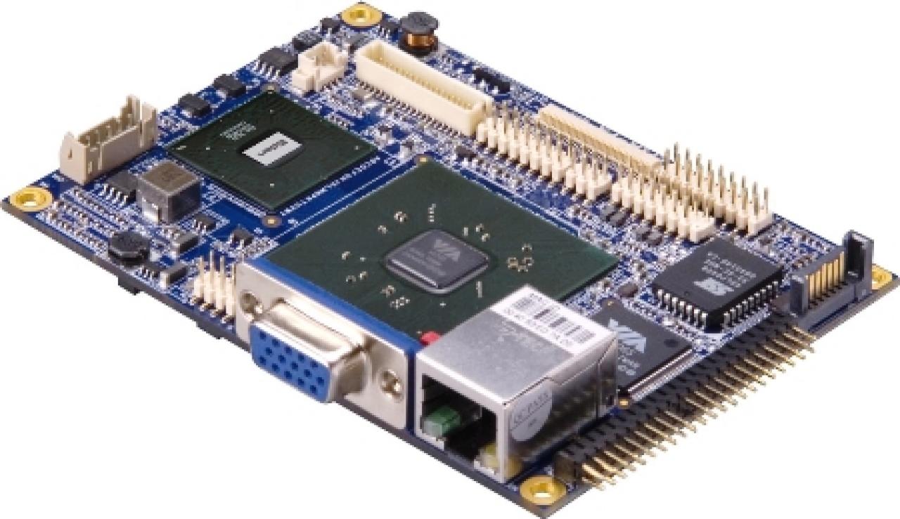 [23/05/2008] Das hier abgebildete Epia PX5000EG nach Pico-ITX-Standard misst nur 10 x 7,2 Zentimeter. Mobile-ITX-Platinen sollen sogar noch kleiner sein.