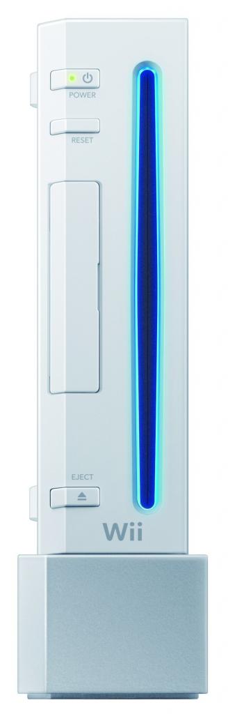 [09/05/2008] Nintendo-Hardware: Innovation „Controller“ Neben dem gefälligen kleinen Gehäuse der Konsole an sich legt Nintendo Hardware in Form der Wii-Remote und des Wii-Nunchuck bei. (Bild: Nintendo)