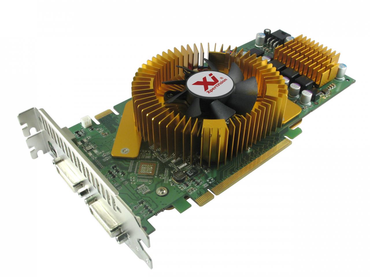 [26/05/2008] Die Xpertvision Geforce 9600GSO Sonic kommt mit eigenem Kühlerdesign.