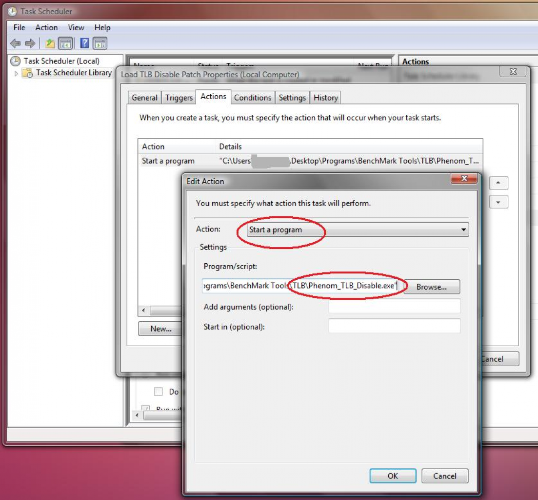 [05/05/2008] Phenom TLB Disable Tool: Per Task Scheduler in den Autostart (Bild: rebelshavenforum.com)