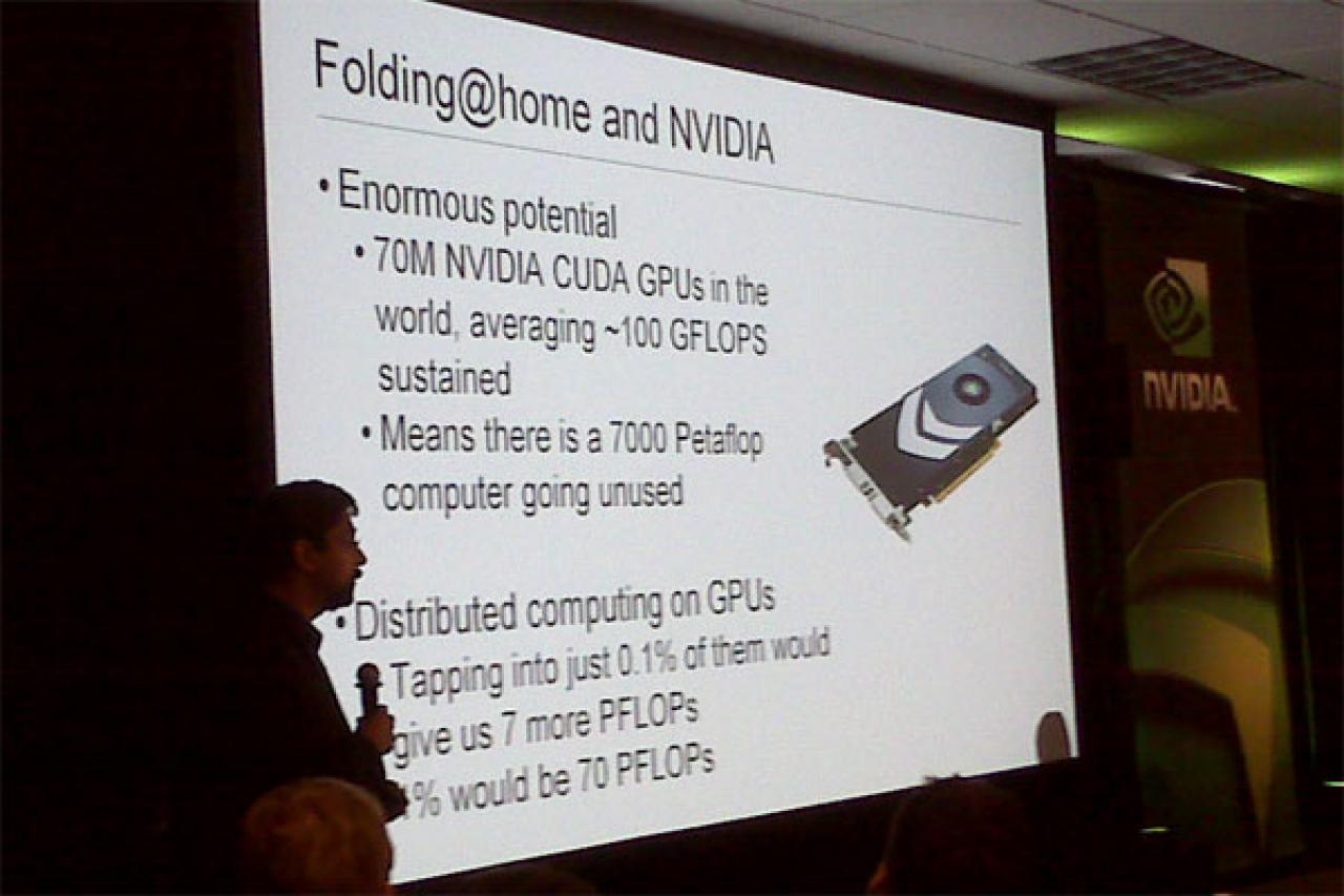 [23/05/2008] Folding@Home mit Nvidia (Bild: PCperspective.com)